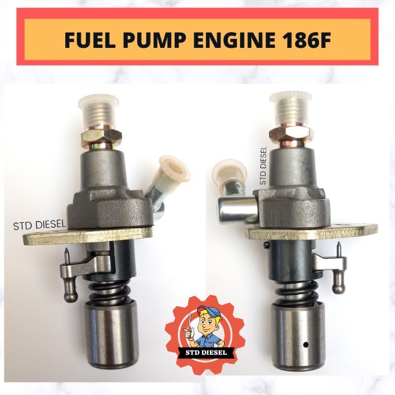 FUEL PUMP ENGINE MESIN SOLAR 186F BOSPOM 186FA 186 DIESEL POMPA SOLAR ASSY KOMPLIT