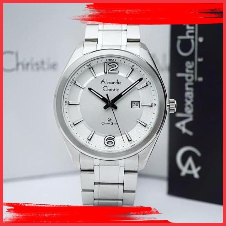 (ITP) ALEXANDRE CHRISTIE AC 8583MD / AC8583 SILVER ORIGINAL & GARANSI