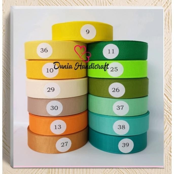 

Big Sale - Pita Grosgrain Polos Import 2" (5cm) 25 yard !!