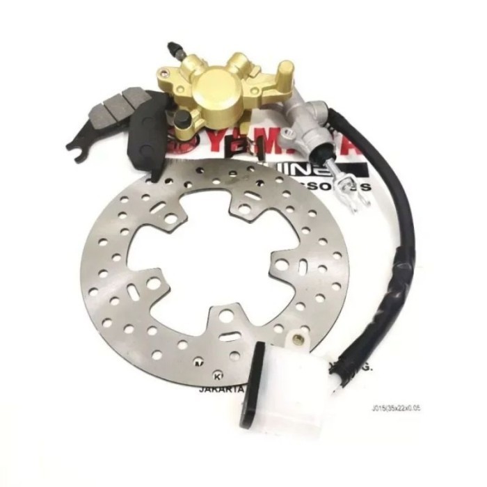 PIRINGAN CAKRAM BELAKANG+MASTER REM+KALIPER BELAKANG YAMAHA VIXION OLD