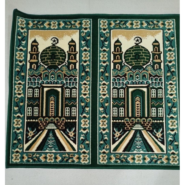 Sajadah Roll / Karpet Masjid / Karpet Mushola [Masjid Merah, Hijau]
