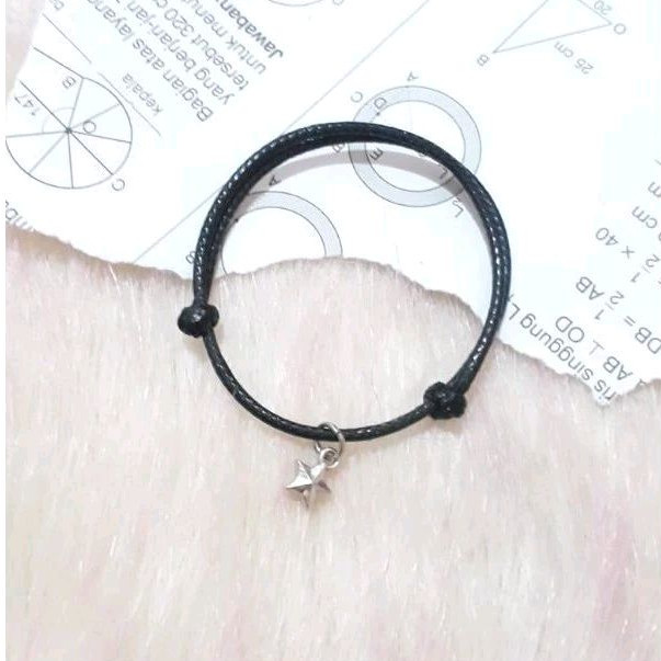 GELANG BINTANG AESTHETIC/GELANG HITAM/GELANG MANIK/GELANG MURAH/GELANG VIRAL