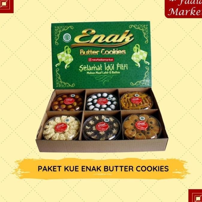 

Parsel Natal/Ramadan/Lebaran/Idul Fitri Kue Kering Enak Cookies @6Pcs Emyrastore