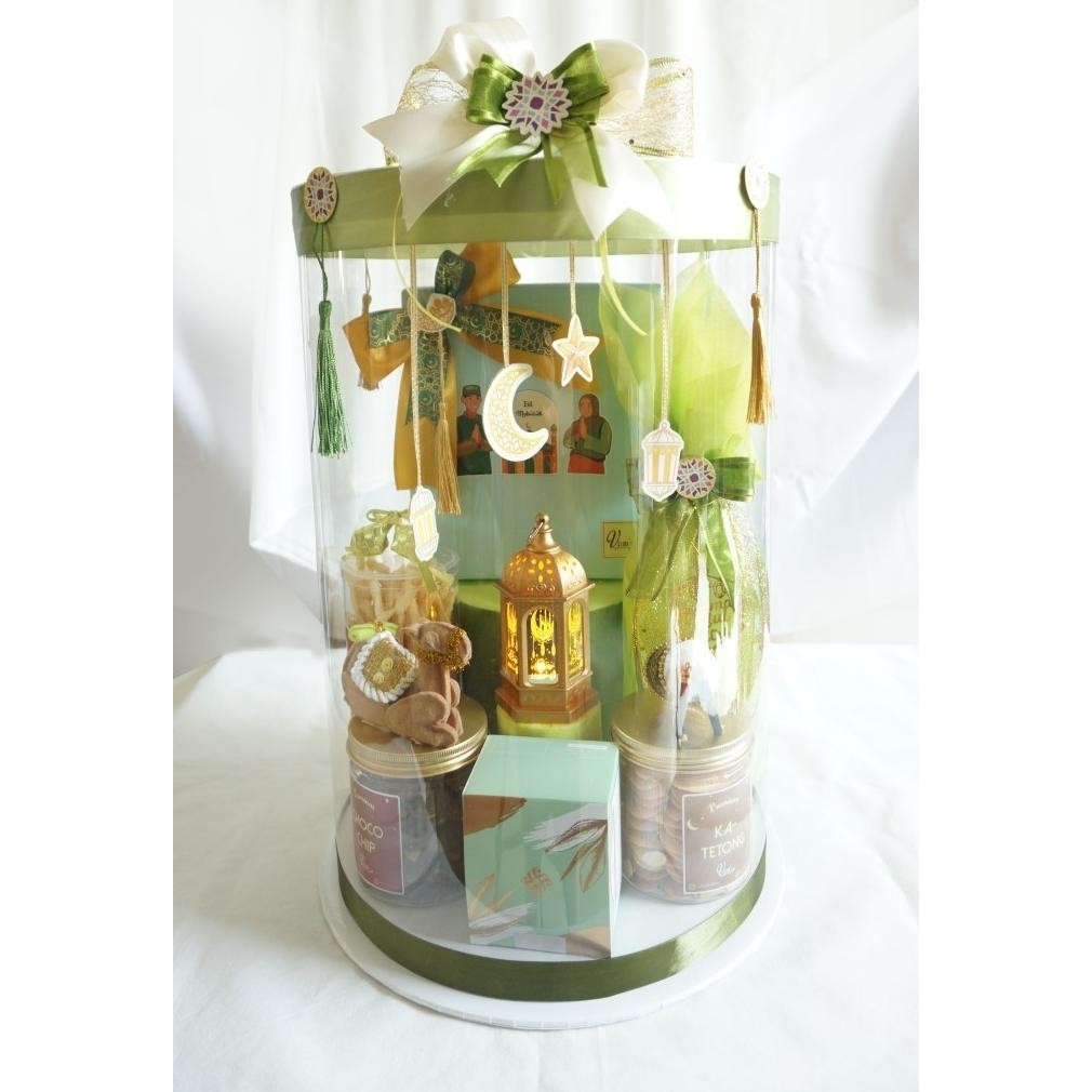 

Barang Terlaris Hampers Ramadan Fitrah/Velinds Bakery/Parsel Idul Chomolla