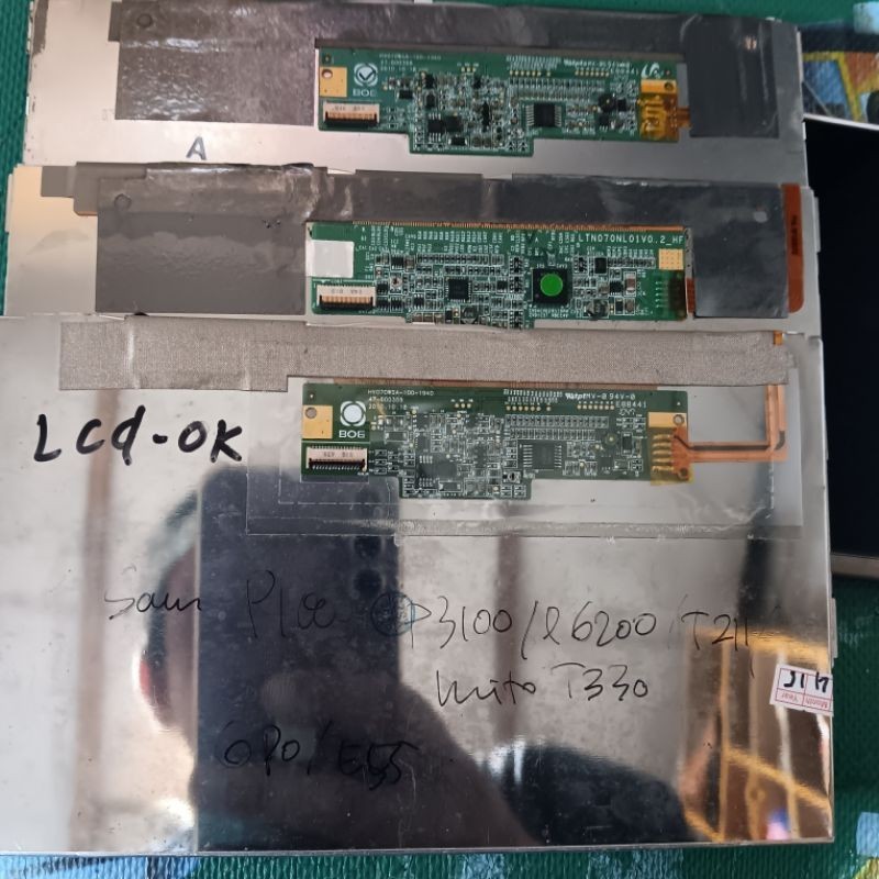 LCD SAMSUNG GALAXY TAB2 ( GT-P3100 ) ORI COPOTAN GAMBAR MULUS  OK