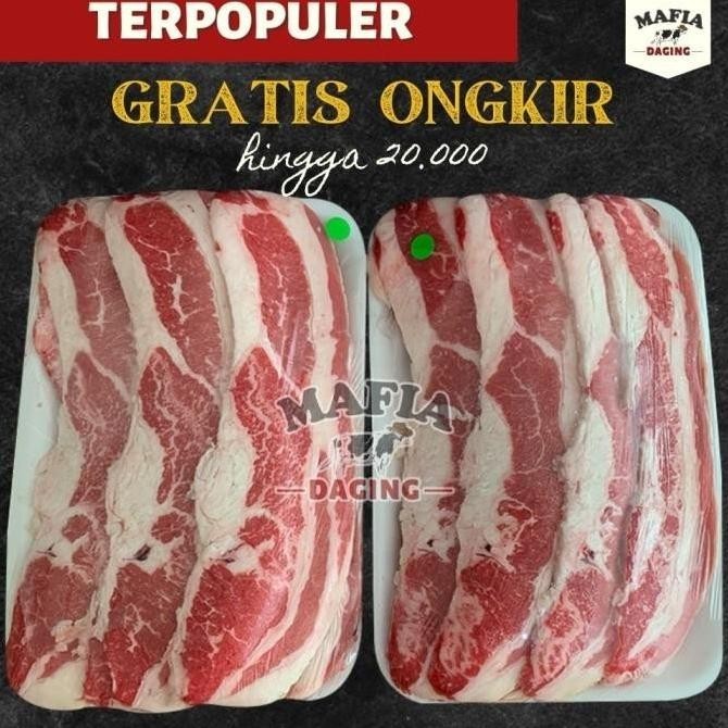 

KARUBI SHORTPLATE USA BEEF / KOREAN BBQ 1 KG PROMO TERBATAS AMALANOVY29