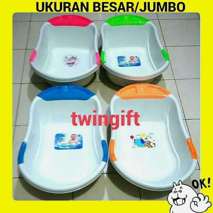 Bak Mandi Bayi/Bak Mandi Anak, Plastik, Besar/Jumbo.