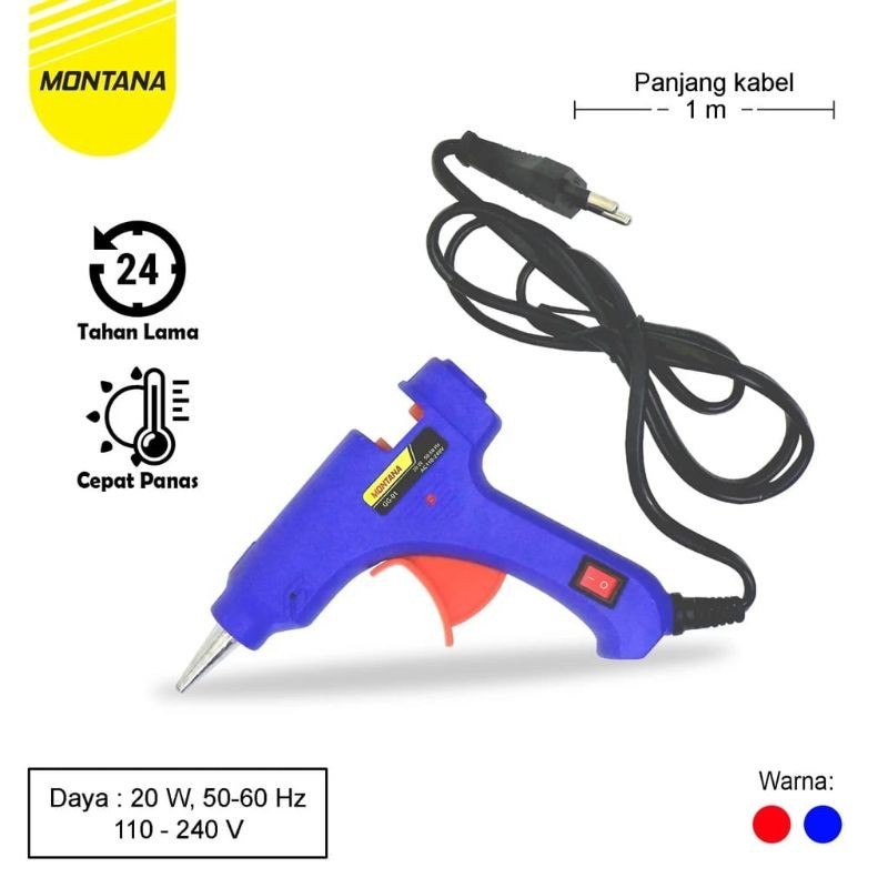 Alat tembak lem kecil / Lem tembak kecil Montana GG-01
