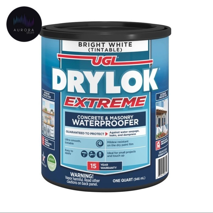 Drylok Extreme Waterproofer Cat Pelapis Anti Bocor 946 Ml - Putih