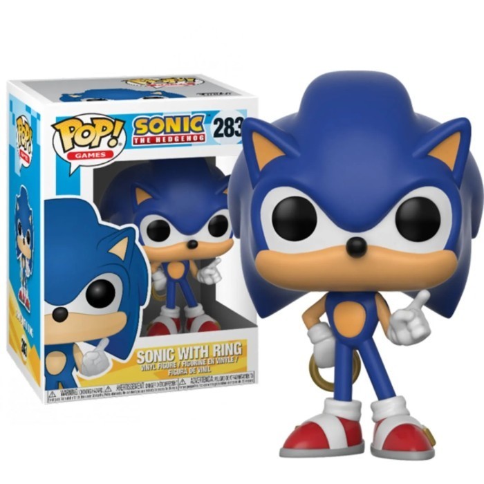 Funko POP Games: SONIC THE HEDGEHOG - SONIC WITH RING #283