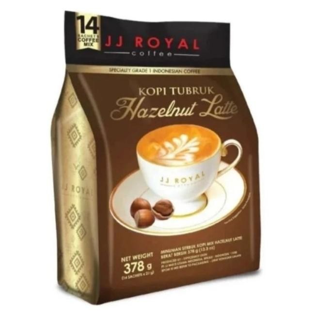 

Termurah! JJ royal kopi tubruk hazelnut latte 378 gr Kode Ql 324