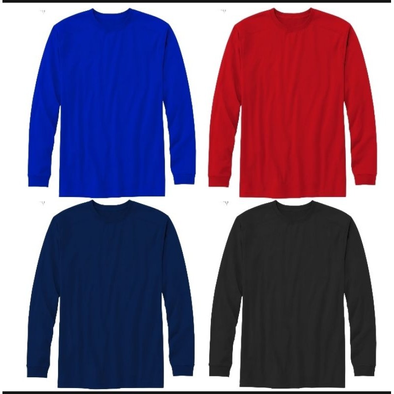 Kaos Lengan panjang polos Baju Running polos Jersey Olahraga pria Dan wanita POLOS Kaos polos