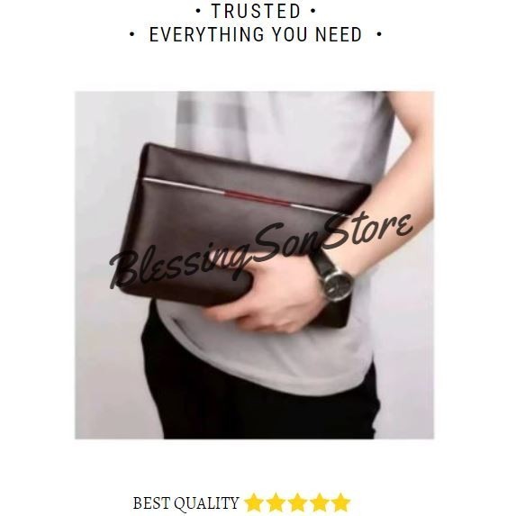 TAS KULIT CLUTCH PRIA DOMPET TANGAN COWOK ORIGINAL TAS PEGANG