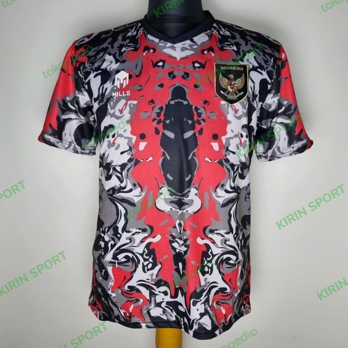 JERSEY PRE MATCH TIMNAS INDONESIA NEW - MERAH