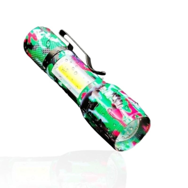 Senter Mini Zoom Army Mitsuyama ms-1233 3Mode Cahaya