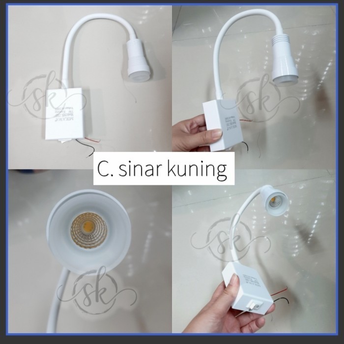 Lampu Flexible / Lampu Tempel Dinding /Led Baca /Lampu Baca