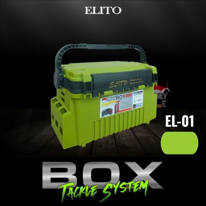 Elito Tackle Box 6L Box Pancing Box Umpan Pancing