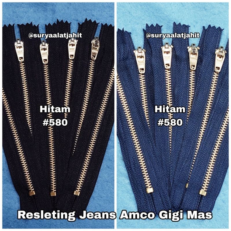 Resleting jeans Amco 6in MBC 402598 S Atl =rp.41.800/12pcs