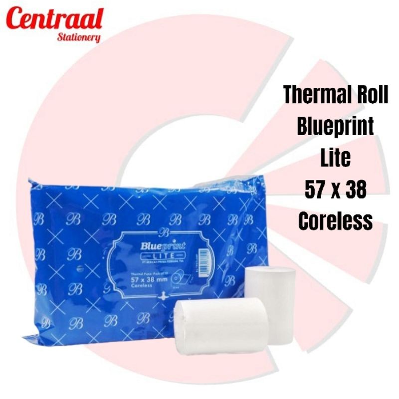 

Thermal Roll Blueprint Lite 57x38 Coreless 1Pak / 10Roll