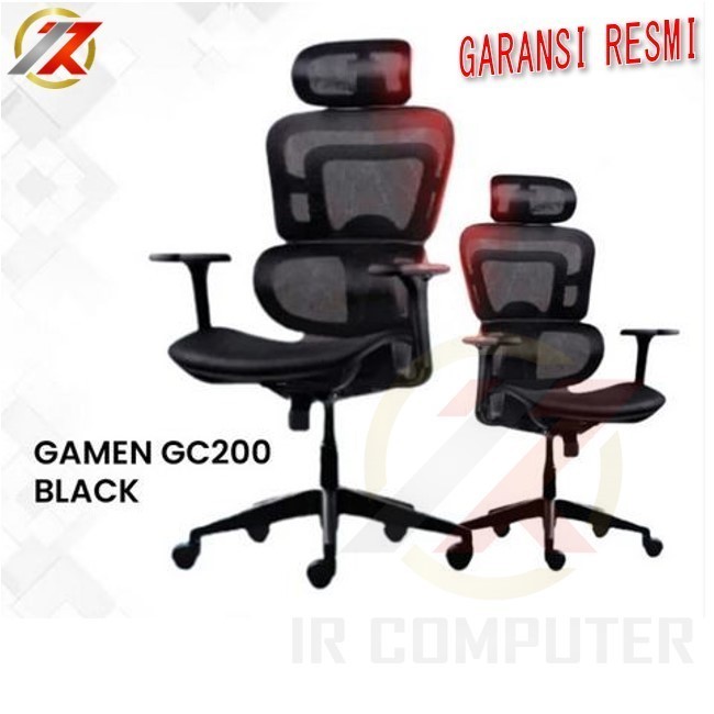 Gamen Gc200 / Gc-200 Kursi Gaming Kantor Office Chair Ergonomic