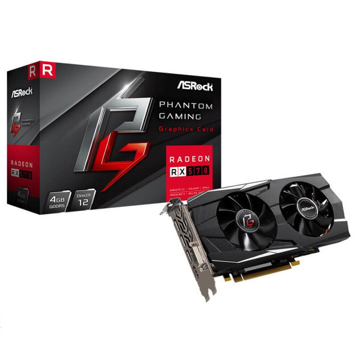 Vga Asrock Radeon Rx570 4Gb Phantom Gaming D