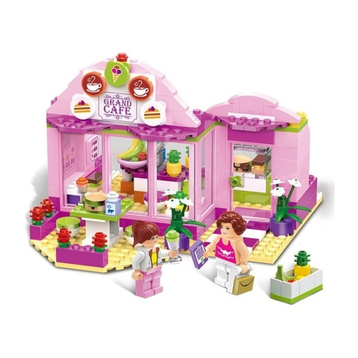 Sembo 317pc Fruit Juice Shop Friends LEGO compatible Toko buah