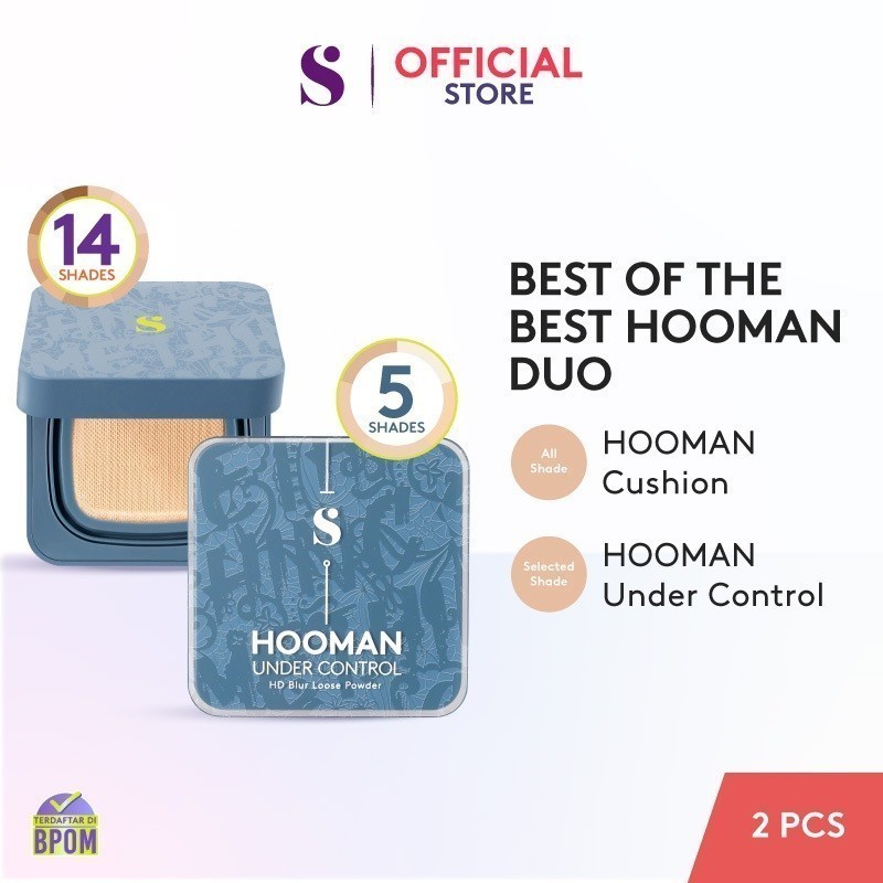 SOMETHINC [2 PCS] Best of The Best Hooman Duo (Hooman Cushion + Hooman Powder)
