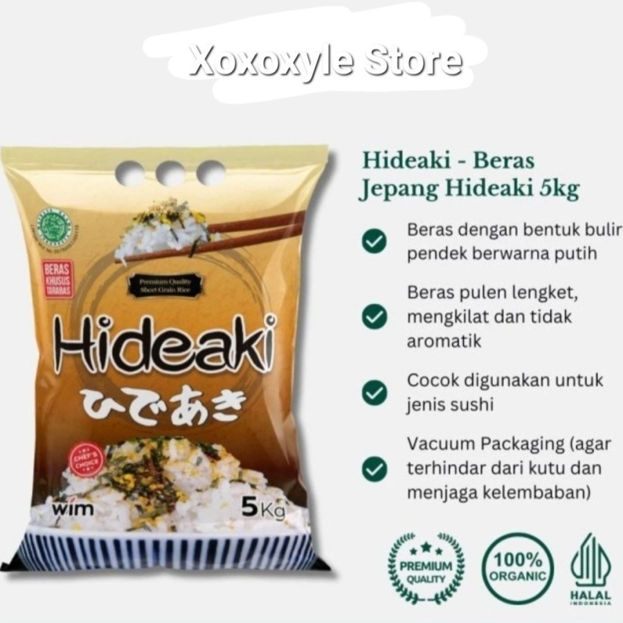 

Hideaki Beras Jepang Premium 5 Kg