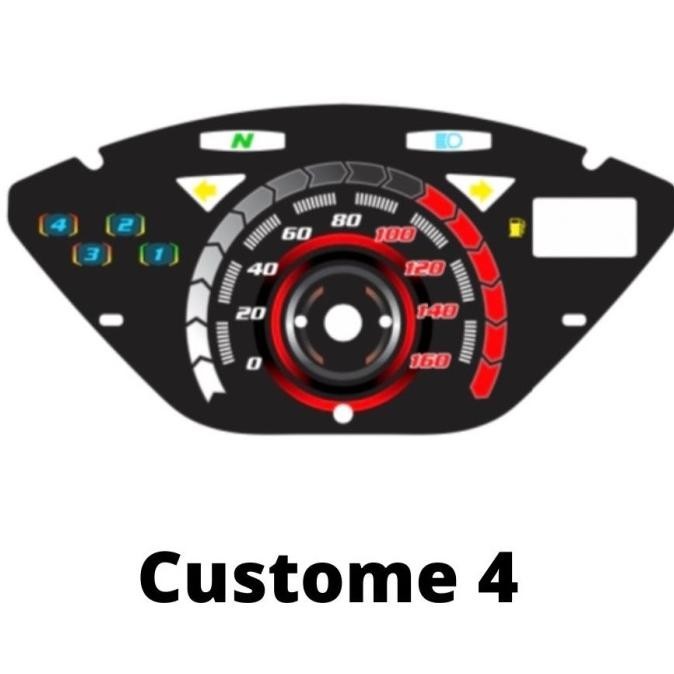 Custome Panel Speedometer Honda Supra X 125