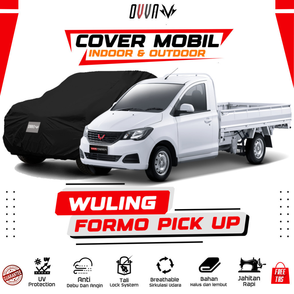 Cover Mobil Formo Pick Up / Sarung Mobil Wuling Formo Pick Up / Selimut Formo Max