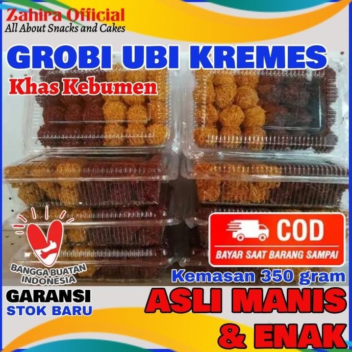 

Makanan Ringan Grobi Ketela Ubi Kremes Oleh-oleh Khas Kebumen