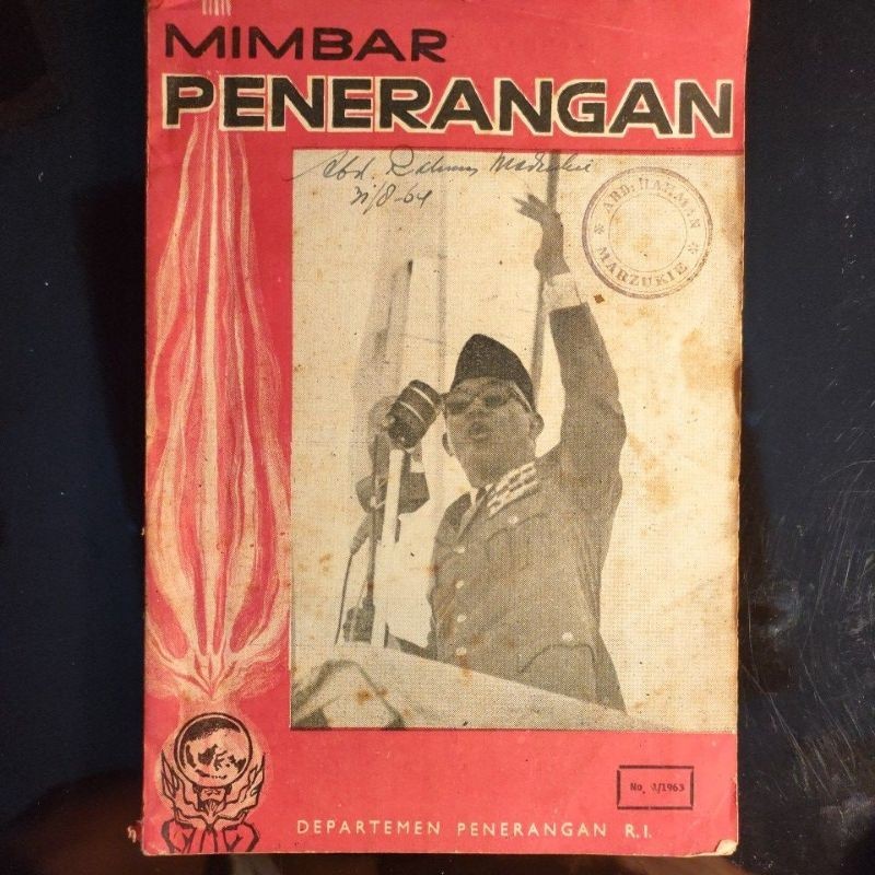 Buku MIMBAR PENERANGAN cetakan 1963