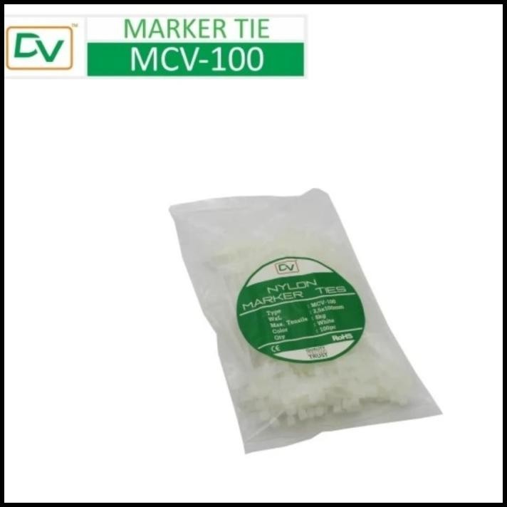 

GRATIS ONGKIR MARKER TIE MCV-100 2.5X100MM PUTIH PER PACK ISI 100PCS !!!!!!!