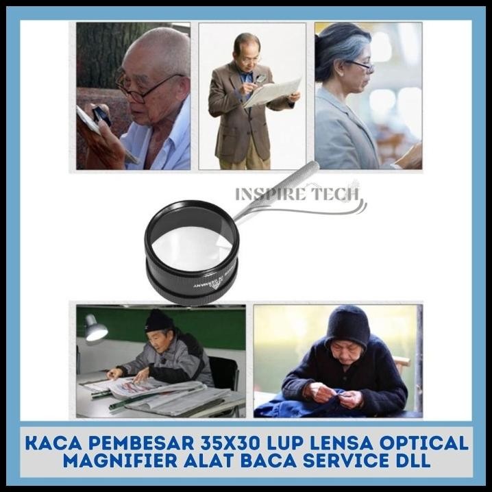 

TERMURAH KACA PEMBESAR 35X30 LUP LENSA OPTICAL MAGNIFIER ALAT BACA SERVICE DLL !