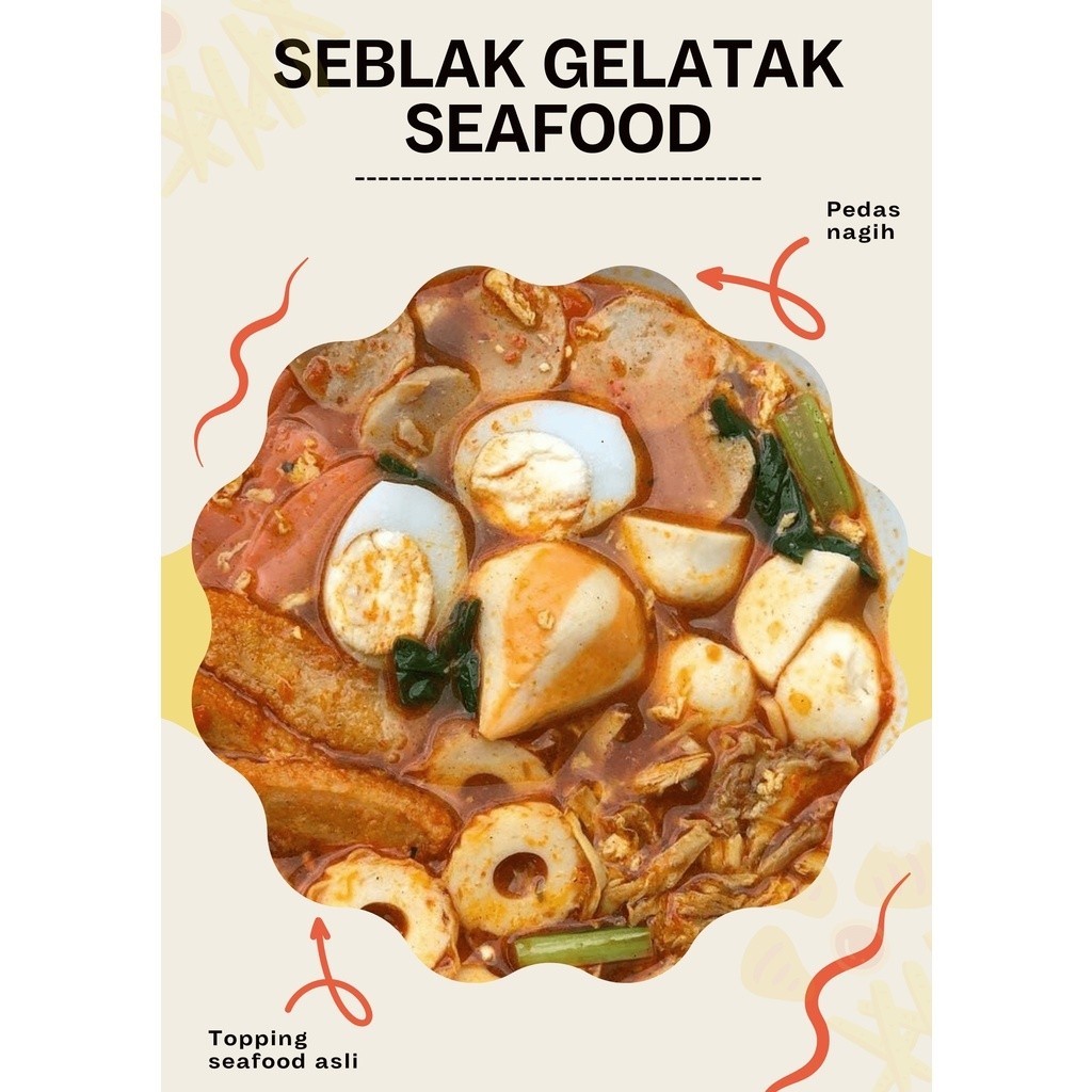 

(PROMO) Seblak Instan - Seblak GELATAK - Seblak Seafood