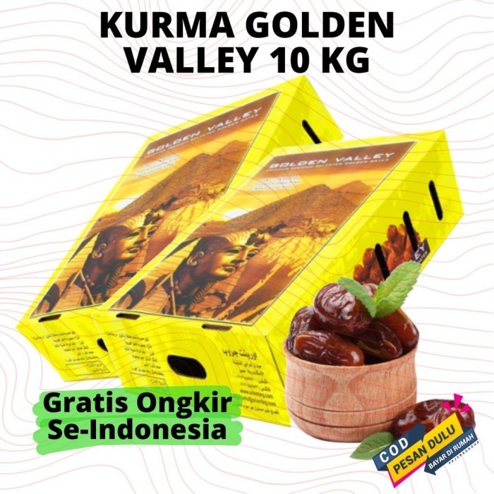 

Kurma Mesir Golden Valley Valey 10 Kg Korma Madu