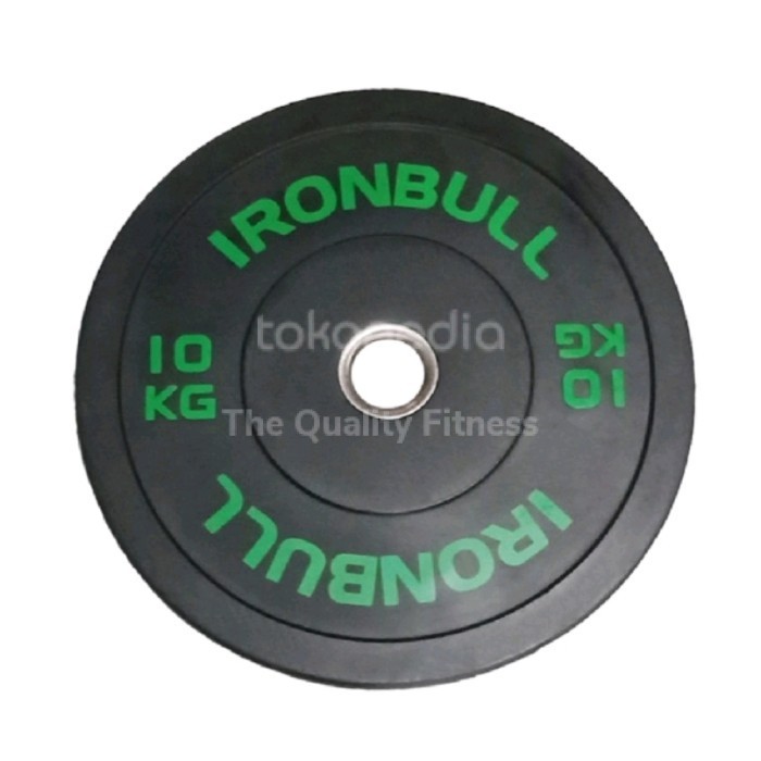 New Product Bumper Plate Black Ironbull 10Kg 1Pasang Rubber Plate Fitness