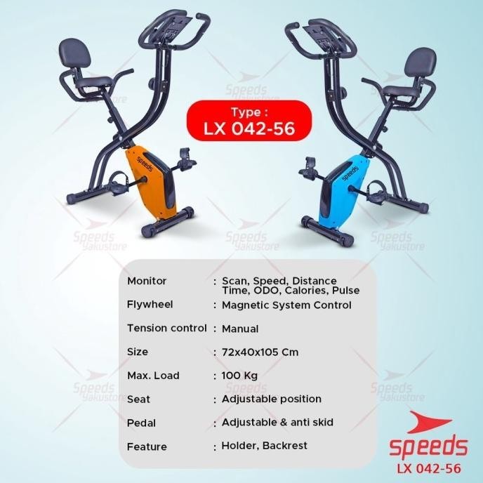 Speeds Sport Sepeda Statis Sepeda Eco Fitnes Alat Olahraga Gym Fitness Desameri