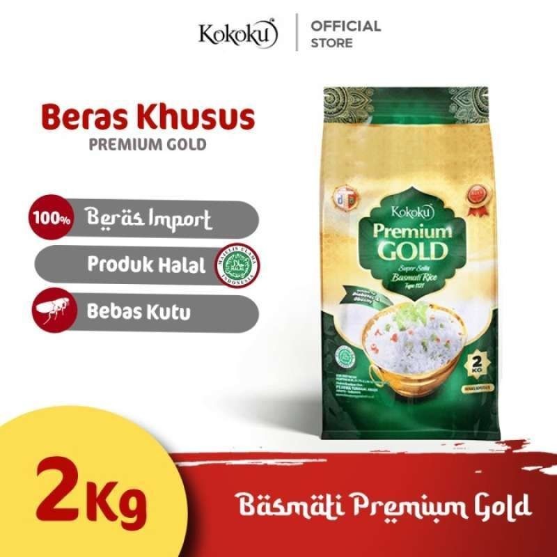 

Kokoku Premium Gold Basmathi 2 kg / Beras Kokoku Premium Gold Basmathi 2 kg / Beras / Kokoku Beras Premium