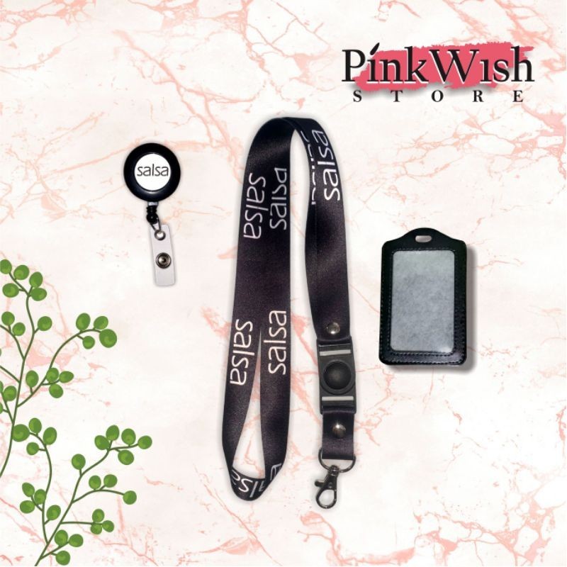 

Tali idcard Salsa Cosmetic hitam / Lanyard Salsa | Tali Gantungan Salsa [READY STOCK] TERMURAH!! Beli Eceran Rasa Grosir