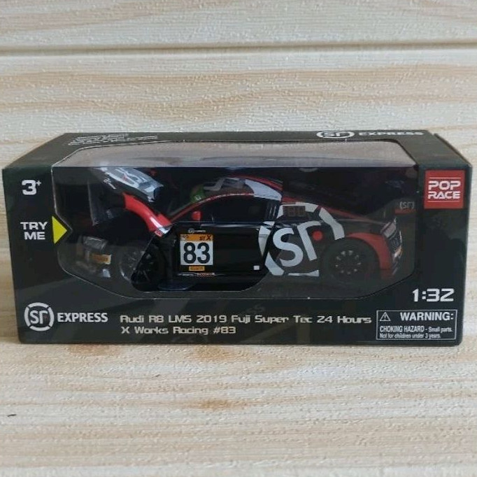 RMZ hobby die cast model AUDI R8 LMS 2019 FUJI SUPER TEC 24 HOURS X WORKS #83 rare item..