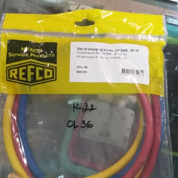 selang manifold analizer R22 refco