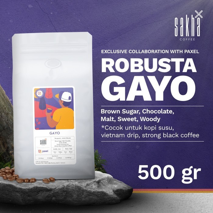 

Biji Kopi Bubuk Fine Robusta Gayo Aceh Coffee Exclusive Paxel 500Gram