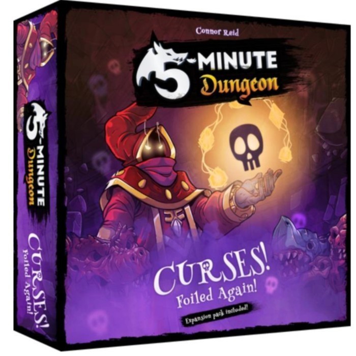 Bundle 5 Minute Dungeon + Curses Fool Again Expansion Board Game 2In1