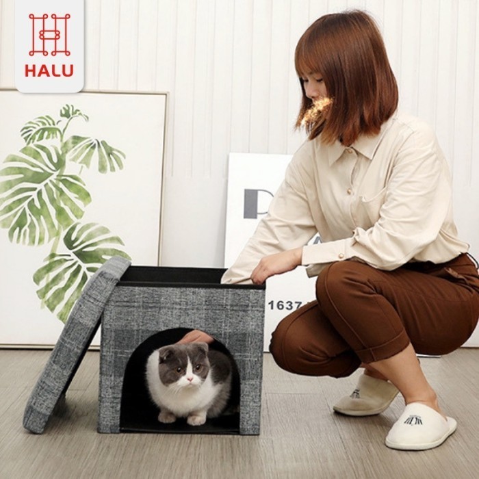 Halu Storage Box Organizer Sofa Box Penyimpanan Hewan Serbaguna HSB209