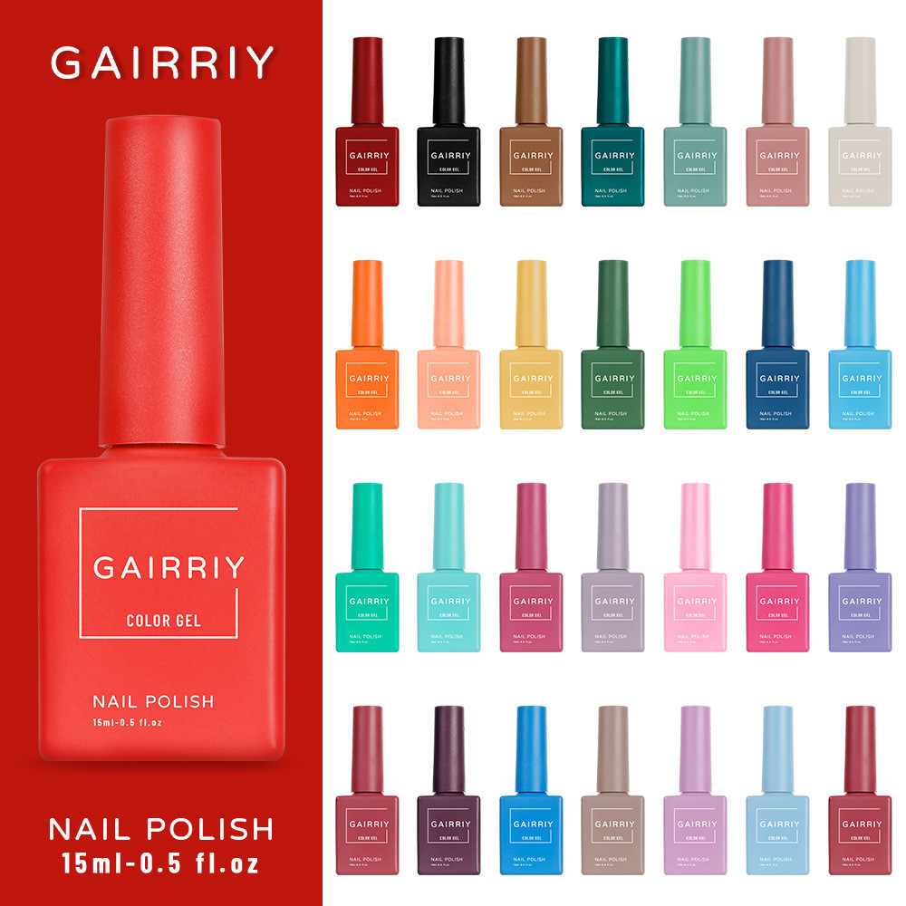 (1-100) GAIRRIY 15ml UV Color Gel Polish - Kutek Kuku Gel