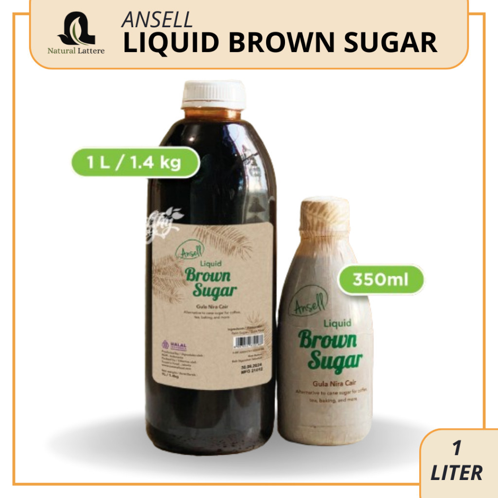 

Ansell Gula Merah Kelapa Cair Liquid Brown Sugar 1 Liter