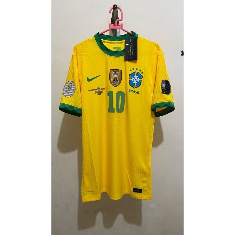 Jersey Brazil home 2020/2021 Final Copa Amerika Player Issue