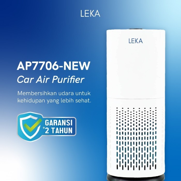 Leka Ap7706 Car Air Purifier - Mini Portable Hepa Filter Uv-C Ion Uv