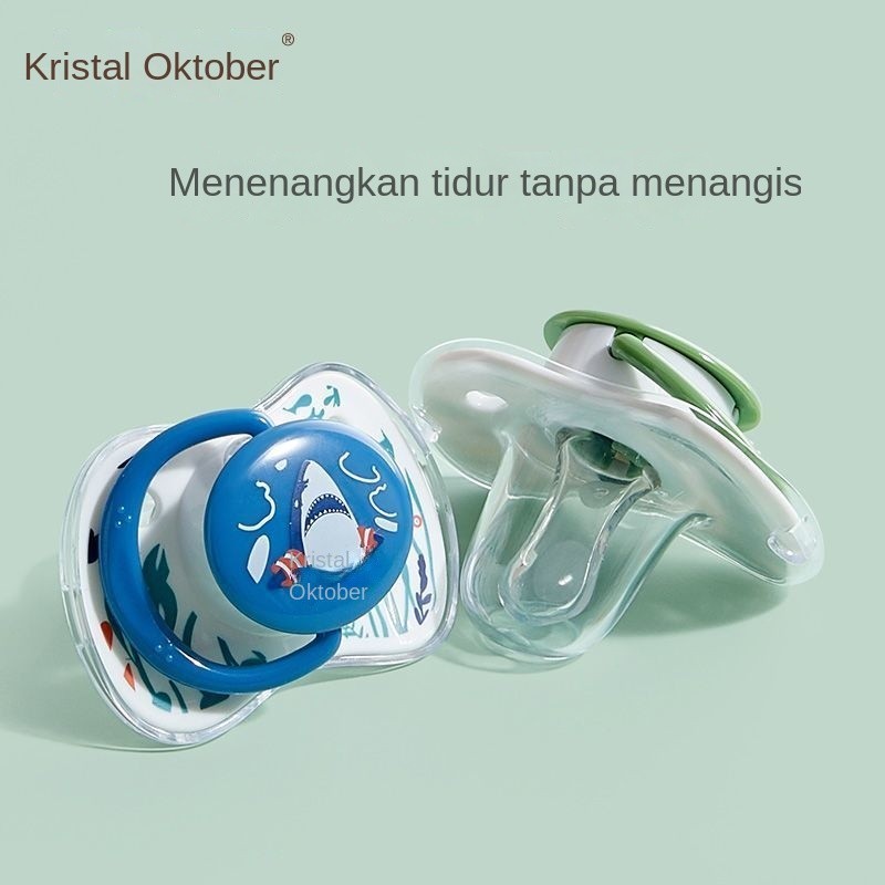 Susu Bayi Baru Lahir Dot Crystalline Oktober0-6Silikon Lembut Anti-kembung, untuk Bayi Berumur Lebih